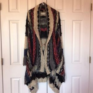 Free People Long Knit Cardigan
